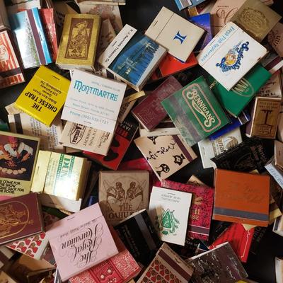 LOT 93B: Large Collection of Vintage Matchbooks