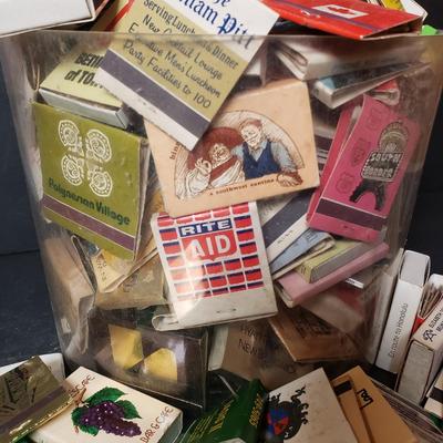 LOT 93B: Large Collection of Vintage Matchbooks