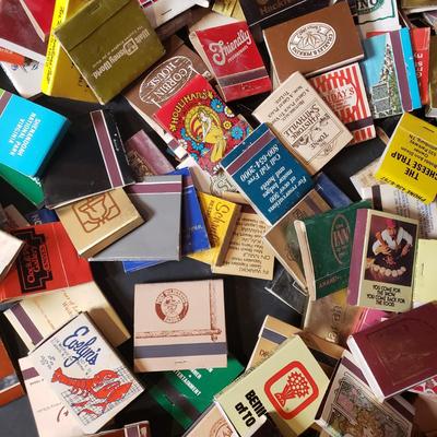 LOT 93B: Large Collection of Vintage Matchbooks
