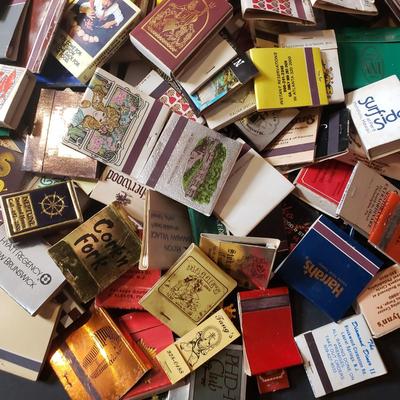 LOT 93B: Large Collection of Vintage Matchbooks