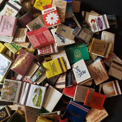LOT 93B: Large Collection of Vintage Matchbooks