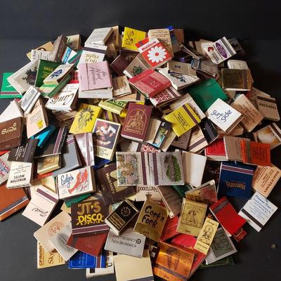 LOT 93B: Large Collection of Vintage Matchbooks
