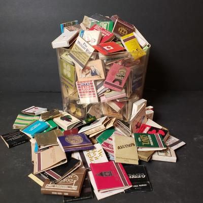 LOT 93B: Large Collection of Vintage Matchbooks