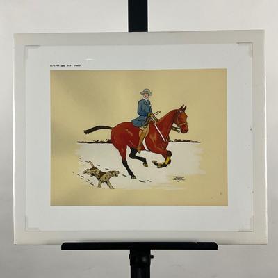 250 Lithographs of Three Series Of Women Riding Horseback