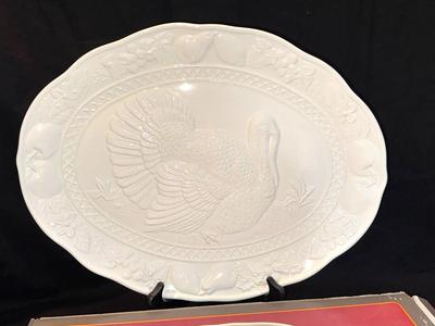 Vintage Turkey Platter with Original Box