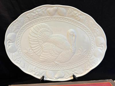 Vintage Turkey Platter with Original Box