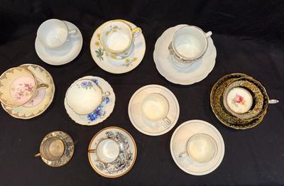Vintage & Antique Cup and Saucer Sets 9 sets