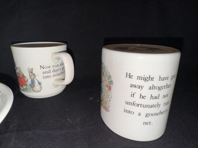 Wedgewood Peter Rabbit Vintage Children's DIshes