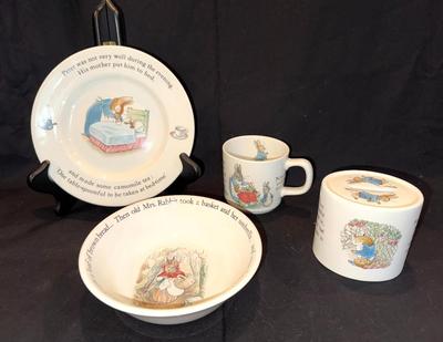 Wedgewood Peter Rabbit Vintage Children's DIshes