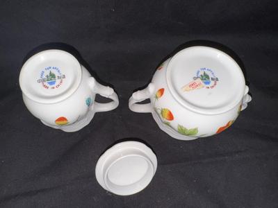 Ardalt Cream and Lidded Sugar