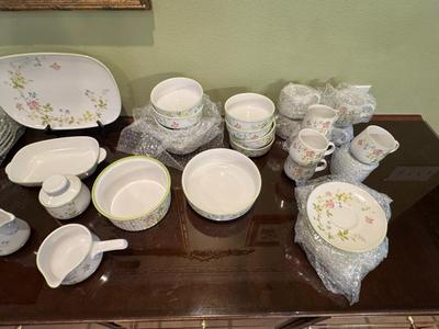Nortake Progression China Japan Clear Day 54 Piece Set