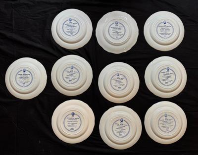 Spode Blue Room Collection Lot of 10 Dinner Plates