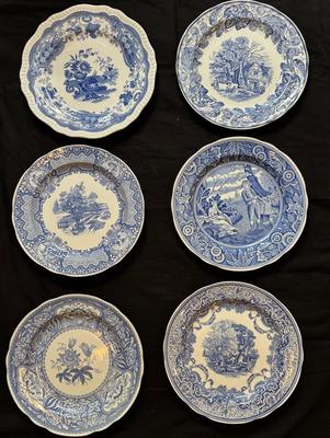 Spode Blue Room Collection Lot of 10 Dinner Plates