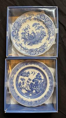 Spode Blue Room Collection 8 Salad Luncheon Plates