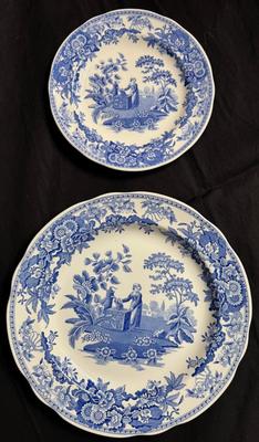 Spode Blue Room Collection 2 Sets of DInner and Salad Plates