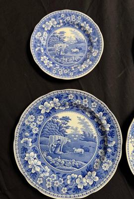 Spode Blue Room Collection 2 Sets of DInner and Salad Plates