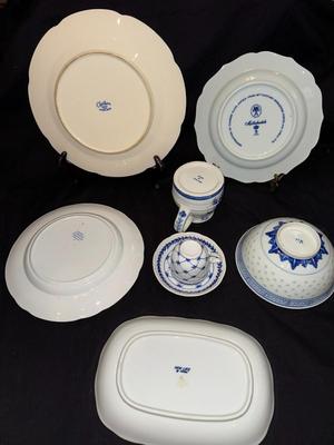 Blue and White 8 Piece Collection