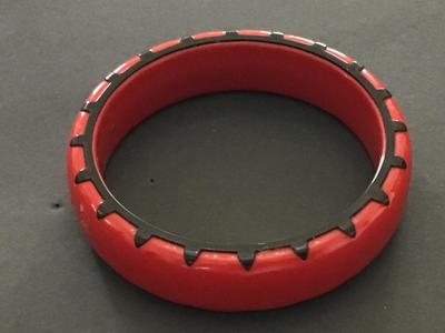 Red And Black Bangle