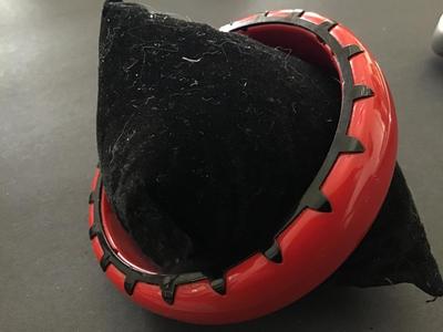 Red And Black Bangle