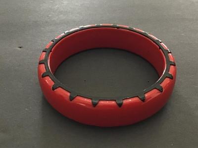 Red And Black Bangle