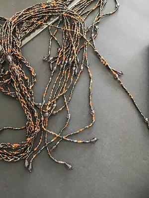 Glass Wrap Tassel Necklace