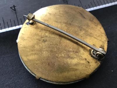 Victorian Hand Painted Brooch