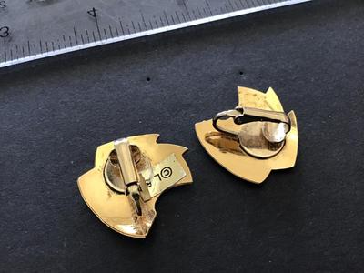 L Bott Vintage Enamel Earrings