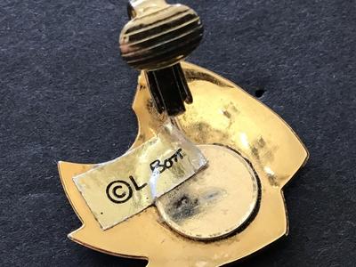 L Bott Vintage Enamel Earrings