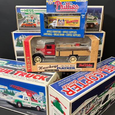 LOT 32: Collection of Hess Trucks and More