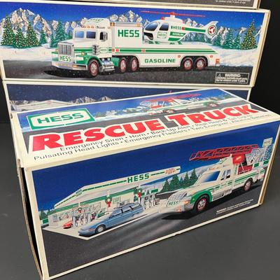 LOT 32: Collection of Hess Trucks and More