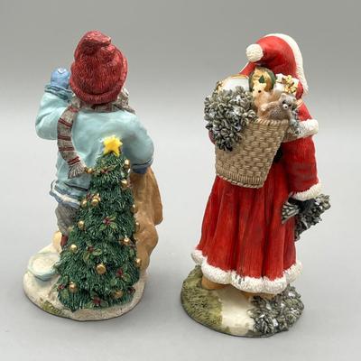 LOT 37: International Santa Claus Collection Figurines