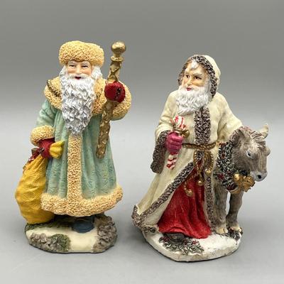 LOT 37: International Santa Claus Collection Figurines