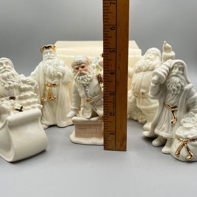 LOT 38: Lenox Santa Claus Collection