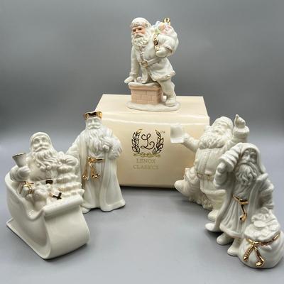 LOT 38: Lenox Santa Claus Collection