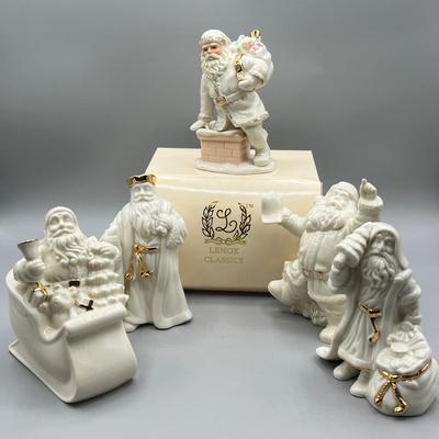 LOT 38: Lenox Santa Claus Collection