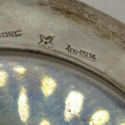 LOT 39: Small Sterling Silver Plate - 38 Grams - Marked Plata 925 Ind. Peruana