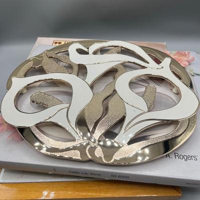 LOT 40 Collection of Trivets - Rogers Silverplate and More
