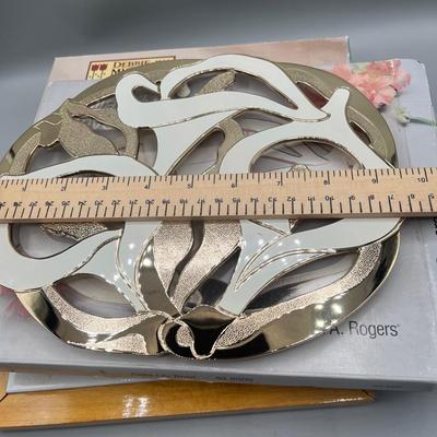 LOT 40 Collection of Trivets - Rogers Silverplate and More