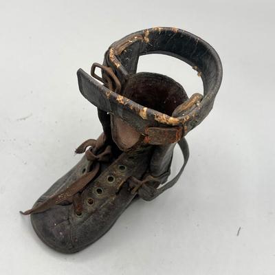 LOT 41: Antique Victorian Children's Corrective Medical Shoes
