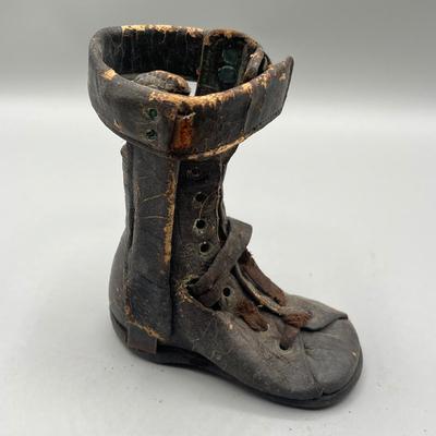 LOT 41: Antique Victorian Children's Corrective Medical Shoes
