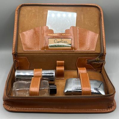 LOT 42: Vintage Corliss Leather Travel Case