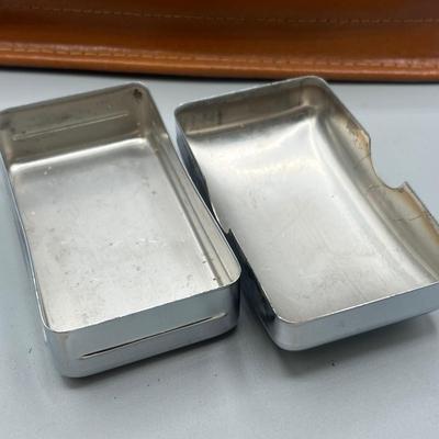 LOT 42: Vintage Corliss Leather Travel Case