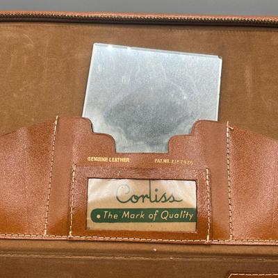 LOT 42: Vintage Corliss Leather Travel Case