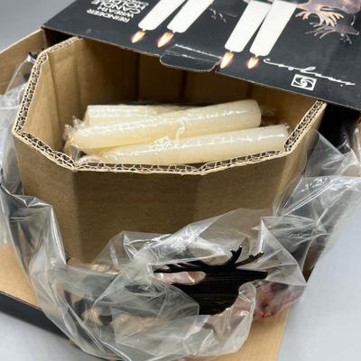 LOT 45: Christmas Decoration - Candle Holders - In Original Boxes