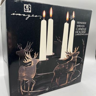 LOT 45: Christmas Decoration - Candle Holders - In Original Boxes