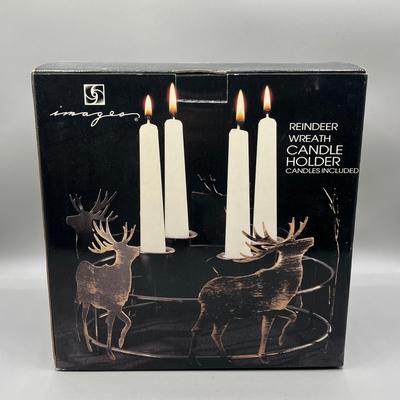 LOT 45: Christmas Decoration - Candle Holders - In Original Boxes