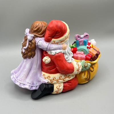 LOT 48: Christmas Decorations - Santa Claus Figurines