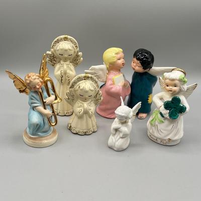 LOT 49: Christmas Decorations - Angel Figurines