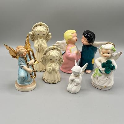 LOT 49: Christmas Decorations - Angel Figurines