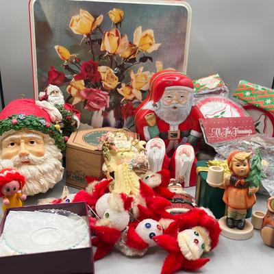 LOT 53: Christmas Decoration Collection - Goebel Hummell Candle Holders and More